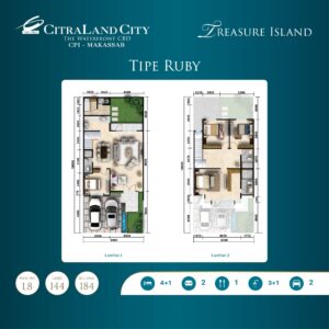 Treasure Island - Ruby (denah)