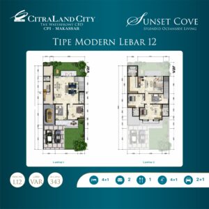Sunset Cove - Modern L12 (denah)
