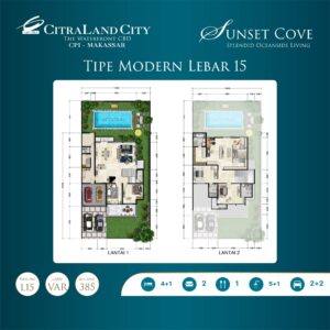 Sunset Cove - Modern L15 (denah)