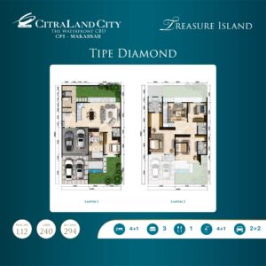 Treasure Island - Diamond (denah)