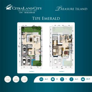 Treasure Island - Emerald (denah)