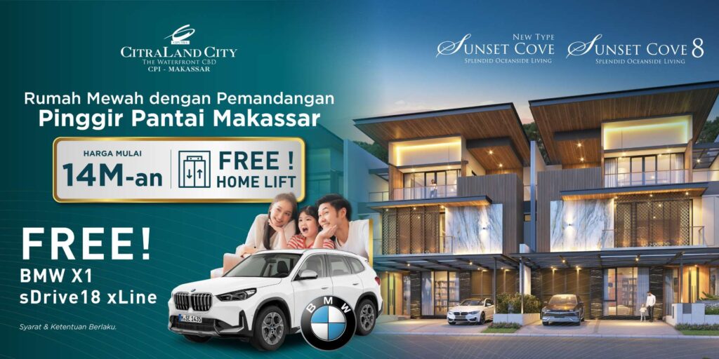 Rumah Mewah Dengan Pemandangan Pinggir Pantai Makassar