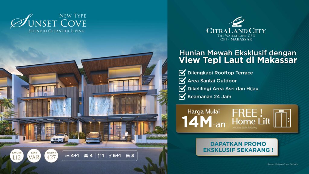 rumah pinggir pantai di makassar